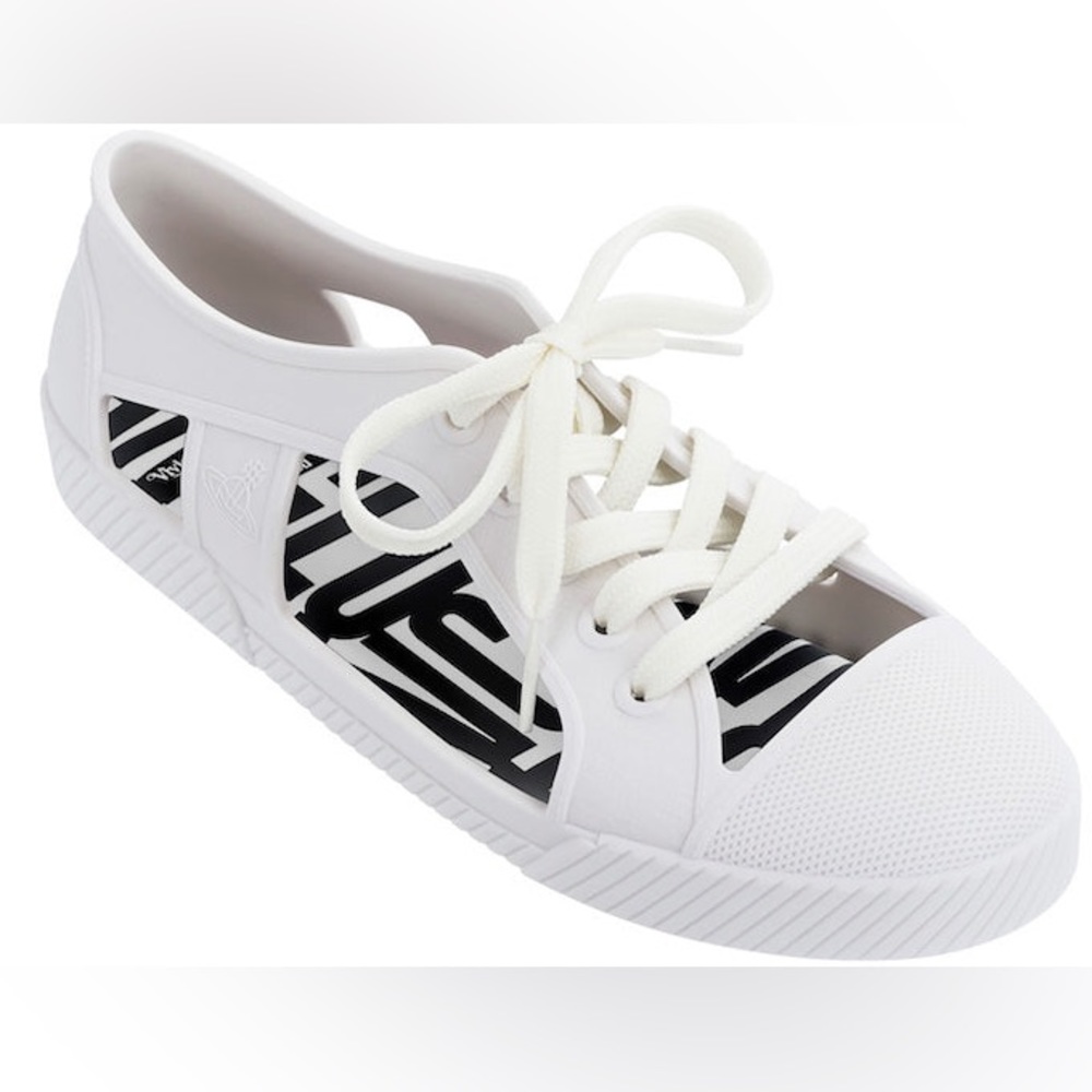 Vivienne Westwood Anglomania Brighton Cut Out Trainers Size 6 (White)
